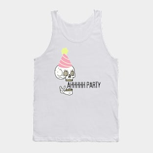 Screaming skull Tank Top